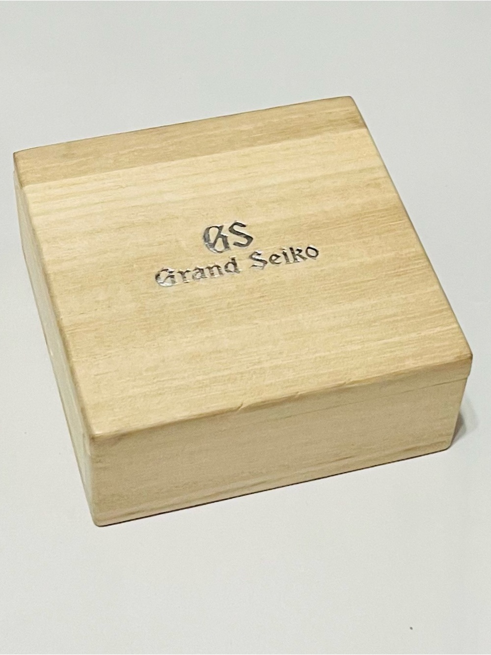 Grand Seiko Beige Wood Watch Storage Box Made in Japan